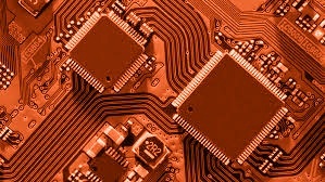 An image showing a computer circuit board